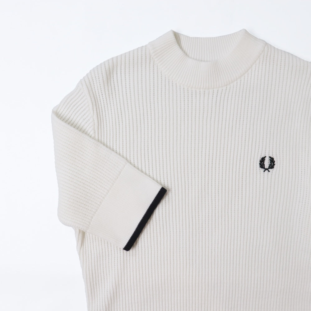 FRED PERRY(フレッドペリー)MESH KNIT T-SHIRT レディース メッシュ ニット Tシャツ【K9115】