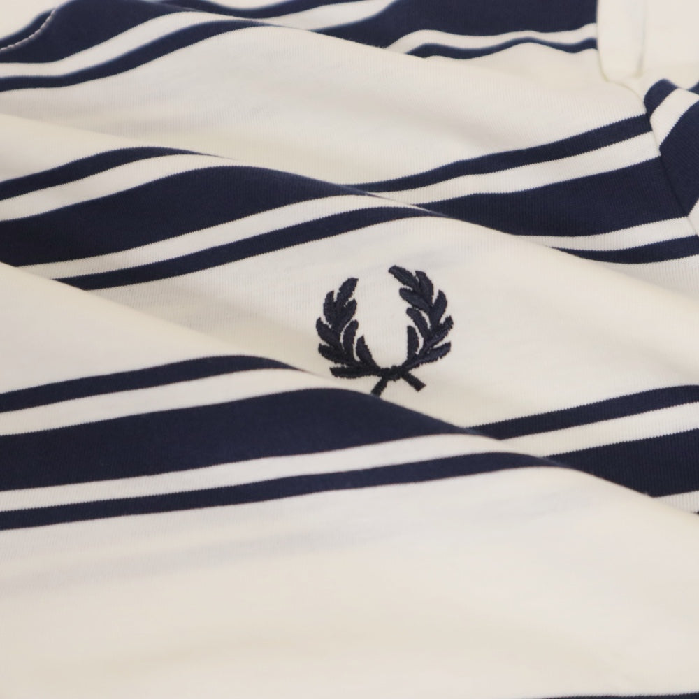 FRED PERRY(フレッドペリー)Fine Stripe T-Shirt ファインストライプ Tシャツ【M9851】