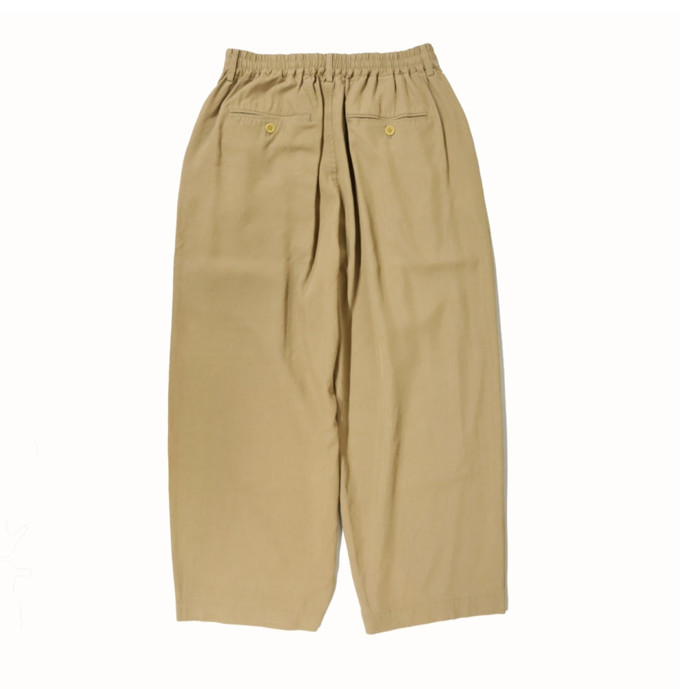 unfil(アンフィル)ビスコースギャバジン ビックイージーパンツ "viscose gabardine BIG easy trousers" 【WVSP-UW108】