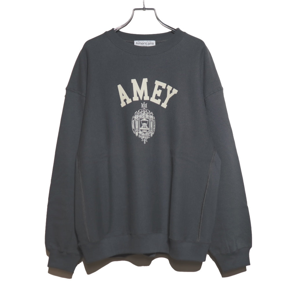 Americana(アメリカーナ)レディース リバースウィーブ クルーネック