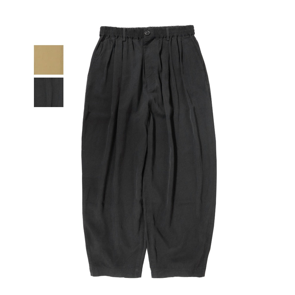 unfil(アンフィル)ビスコースギャバジン ビックイージーパンツ "viscose gabardine BIG easy trousers" 【WVSP-UW108】