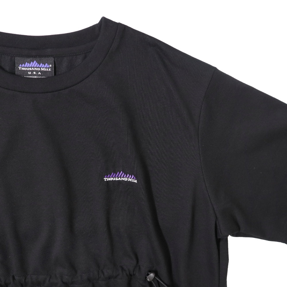 THOUSAND MILE (サウザンドマイル) レディース"SHORT SLEEVE DRAWCORD OP" ショートスリーブ ワンピース【TM251TC00302】