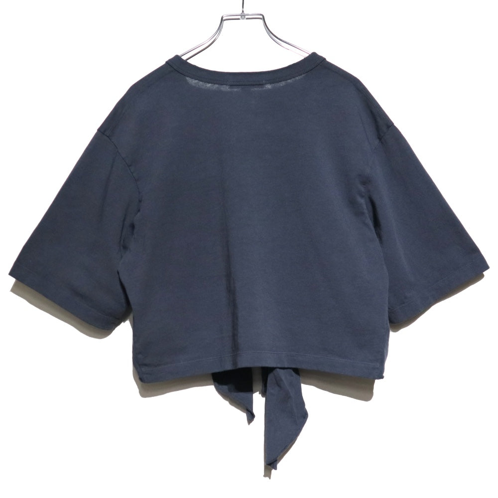 unfil(アンフィル)レディース ドライタッチコットンジャージーフロントタイティーカーディガン"dry touch cotton jersey front-tie T-cardigan"【WVSP-UW131】