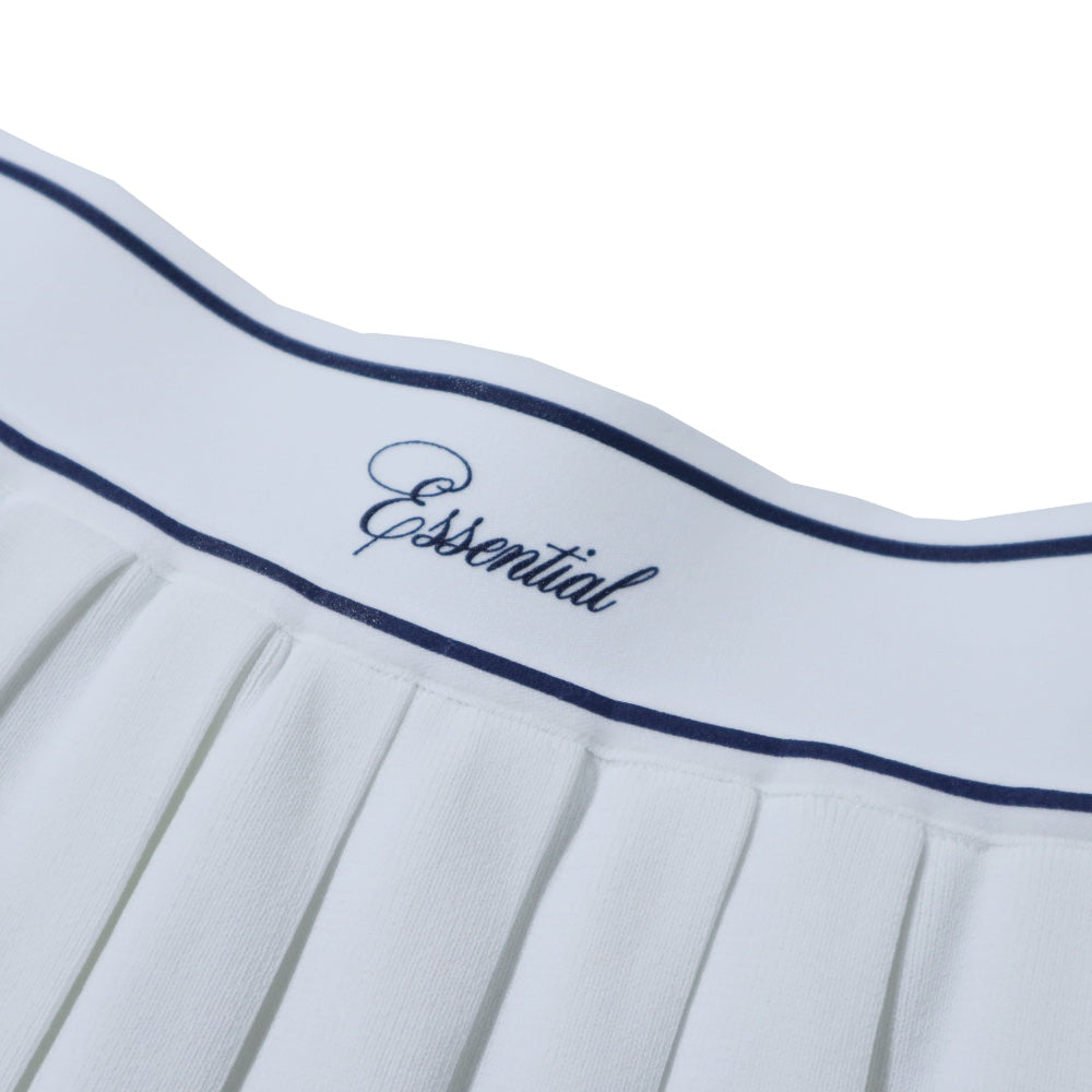 ESSENTIAL(エッセンシャル)レディース ニットプリーツミニスカート”Knit Pleated Mini Skirt”【2502-261-251】