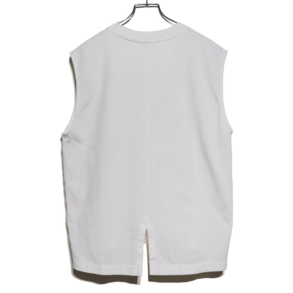 unfil(アンフィル)レディース ドライタッチコットンジャージースリーブレスTシャツ"dry touch cotton jersey sleeveless Tee"【WVSP-UW133】