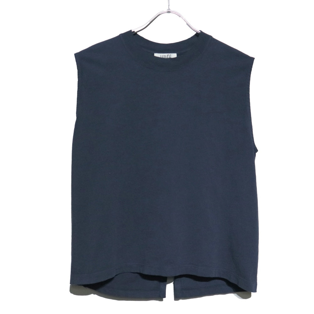 unfil(アンフィル)レディース ドライタッチコットンジャージースリーブレスTシャツ"dry touch cotton jersey sleeveless Tee"【WVSP-UW133】