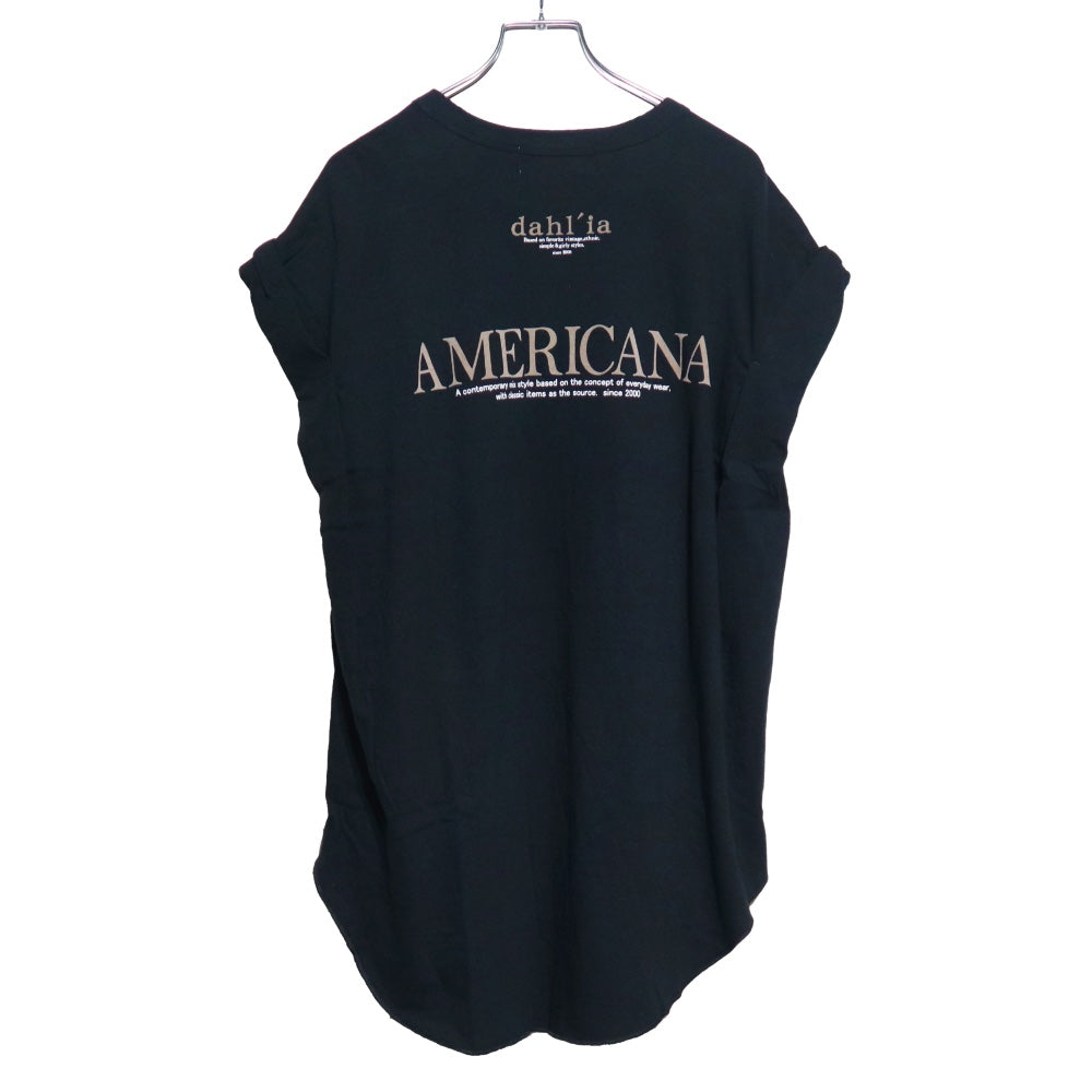 Americana(アメリカーナ)レディース Americana x dahl’ia/ リメイク プリントT【BRF-M-787 DA】