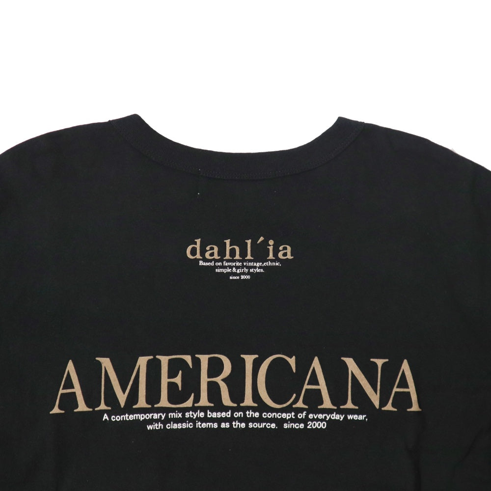 Americana(アメリカーナ)レディース Americana x dahl’ia/ リメイク プリントT【BRF-M-787 DA】