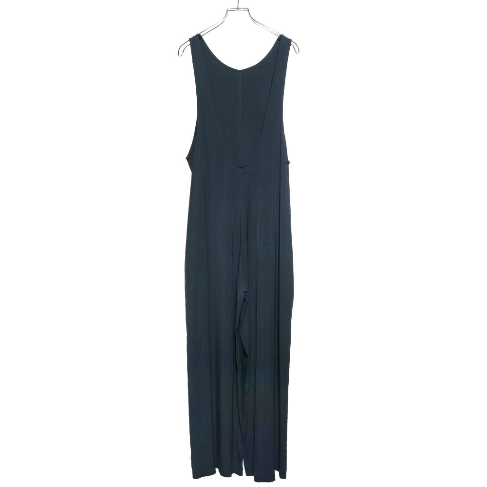 unfil(アンフィル)ビスコース キャバジンワイドレッグオールインワン "viscose gabardine wide-leg all in one"【WVSP-UW109】