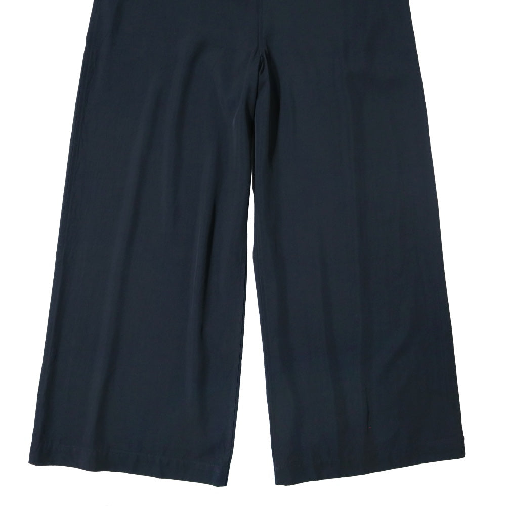 unfil(アンフィル)ビスコース キャバジンワイドレッグオールインワン "viscose gabardine wide-leg all in one"【WVSP-UW109】