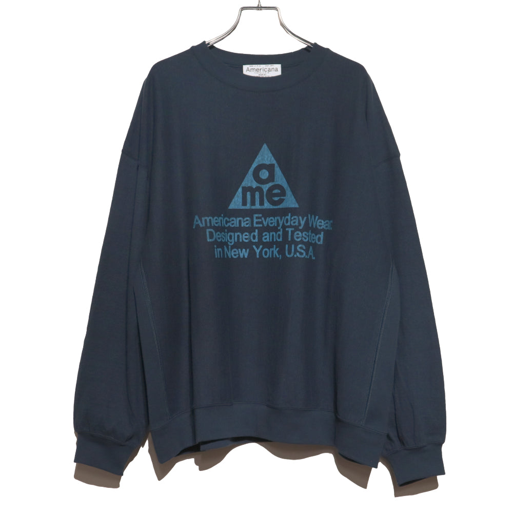 Americana(アメリカーナ)レディース リヴァースウィーブロングスリーブ