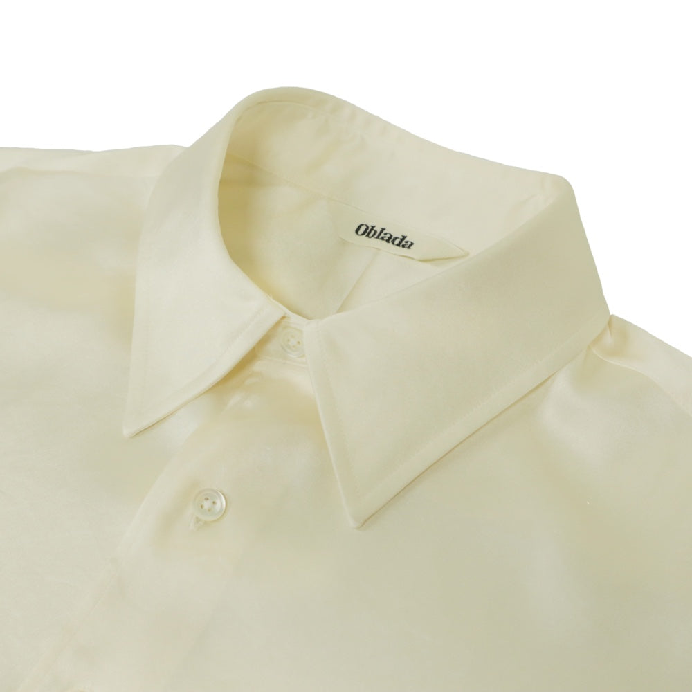 oblada(オブラダ) レディース "BLOKE SATIN SHIRT" ブロック サテンシャツ【S2510SH02】
