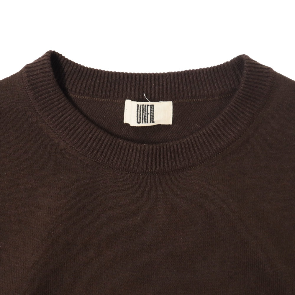 unfil(アンフィル)レディース ブラッシュドシルクコットンショートスリーブギャザードP/O"BRUSHED SILK COTTON SHORT-SLEEVE GATHERED P/O"【WVFL-UW101】