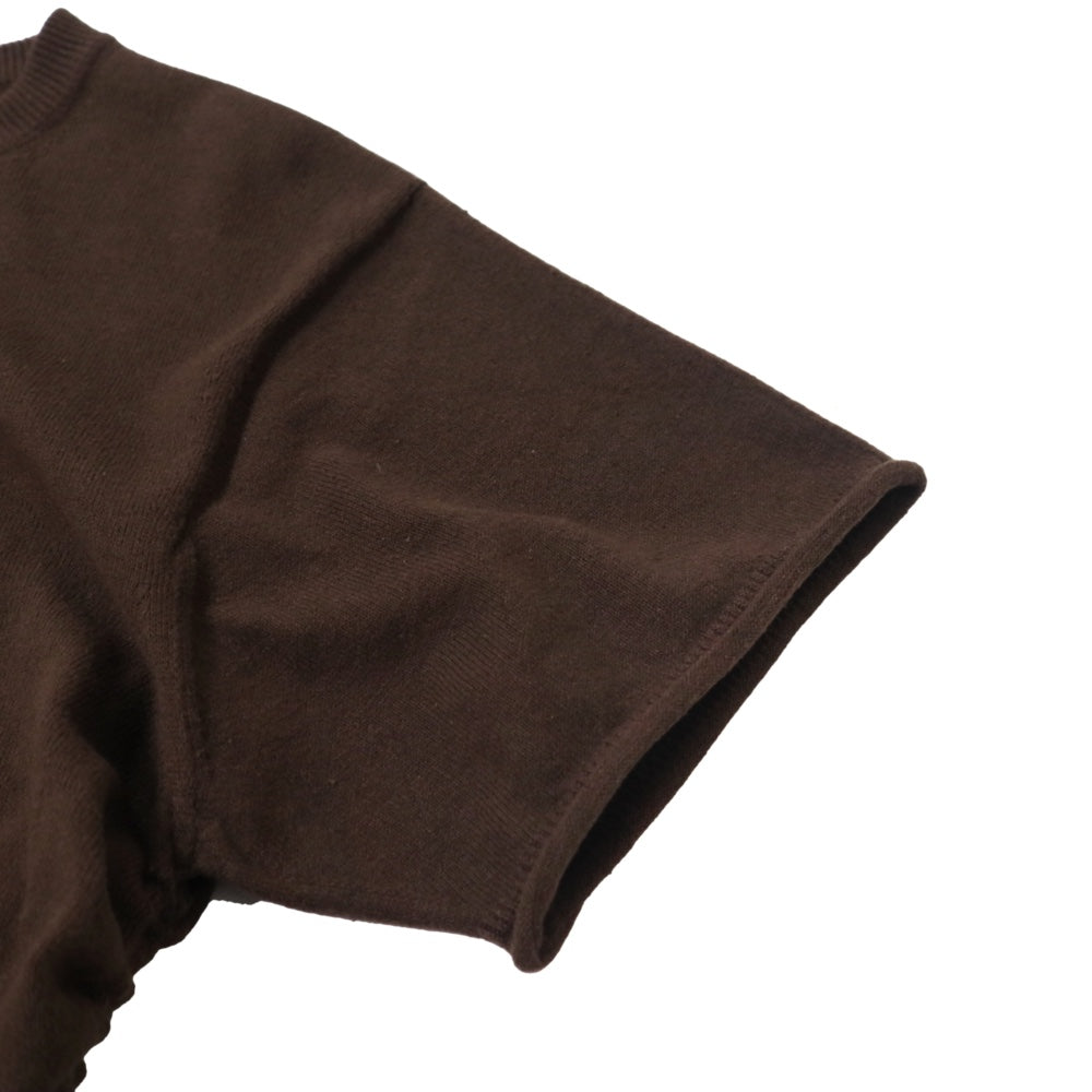 unfil(アンフィル)レディース ブラッシュドシルクコットンショートスリーブギャザードP/O"BRUSHED SILK COTTON SHORT-SLEEVE GATHERED P/O"【WVFL-UW101】