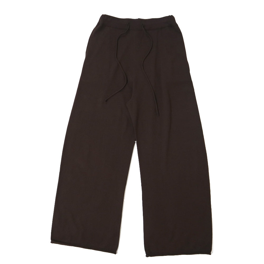 unfil(アンフィル)ブラッシュドシルクコットンワイドストレートパンツ "BRUSHED SILK COTTON WIDE STRAIGHT PANTS" 【WVFL-UW103】