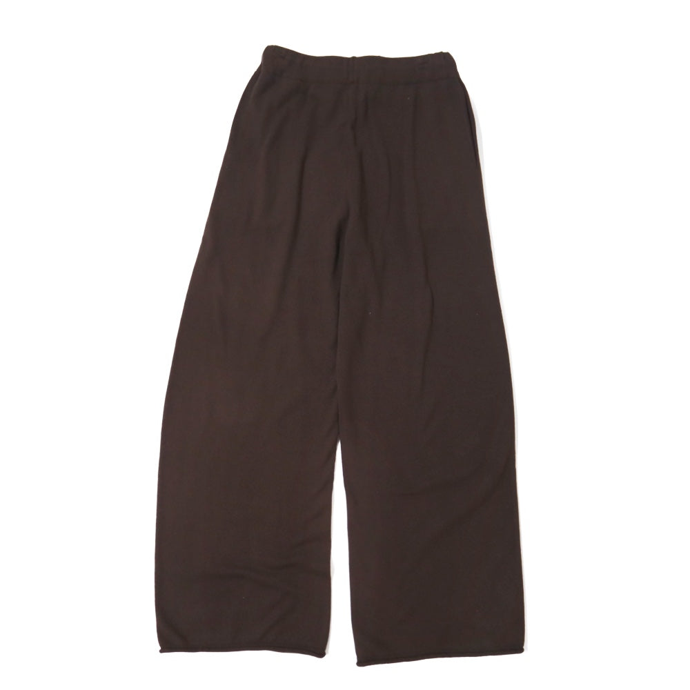 unfil(アンフィル)ブラッシュドシルクコットンワイドストレートパンツ "BRUSHED SILK COTTON WIDE STRAIGHT PANTS" 【WVFL-UW103】