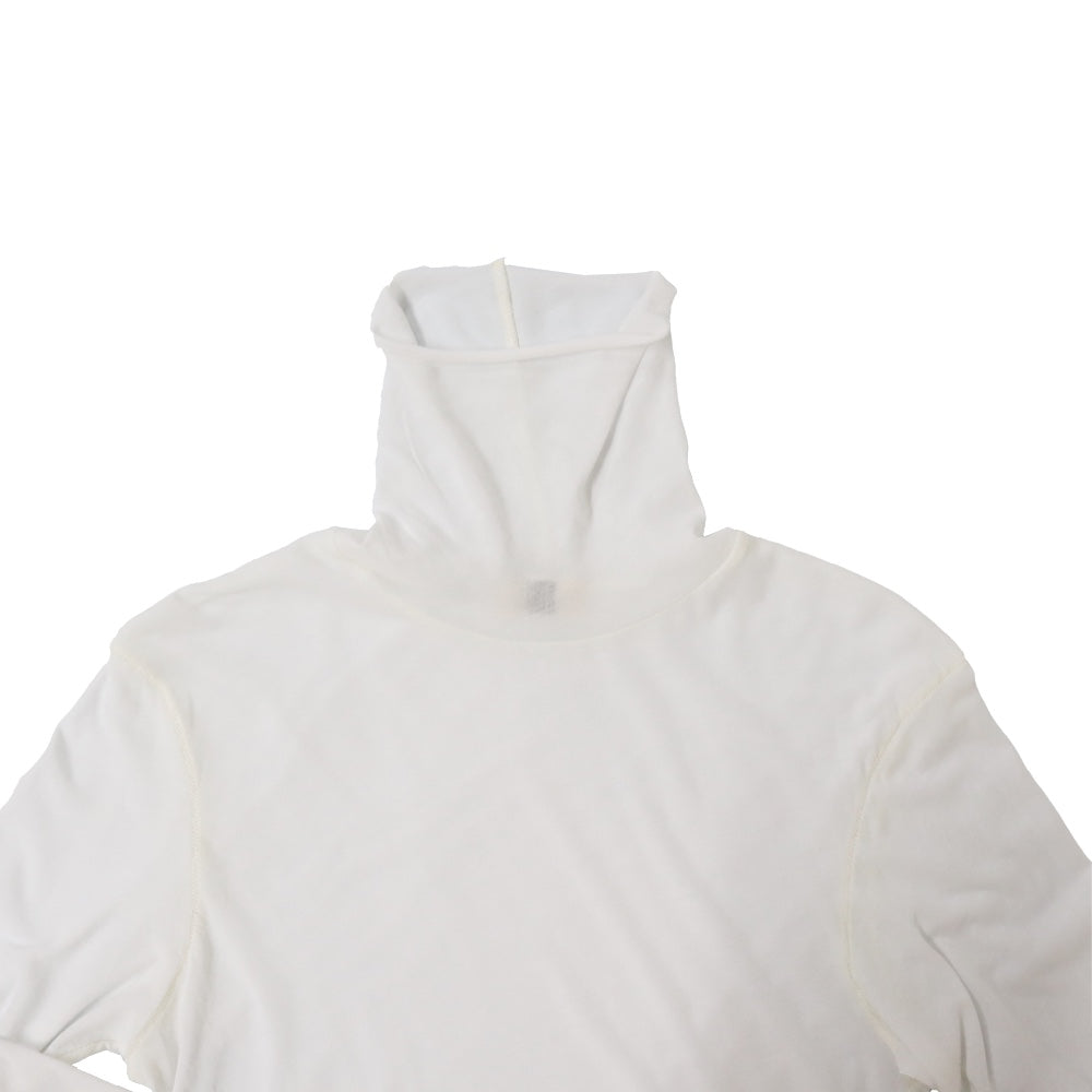 unfil(アンフィル)レディースハイツイストコットンスリーブタートルネックT "HIGH TWIST COTTON SHEER JERSEY TURTLE-NECK TEE"【WVFL-UW104】