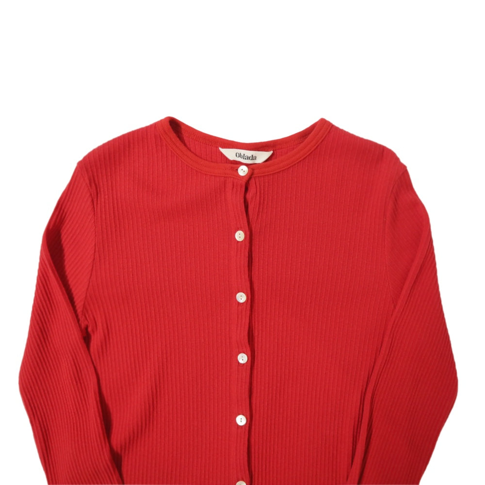 oblada(オブラダ)レディース"RIB CARDIGAN"リブカーディガン【M2510CU08】