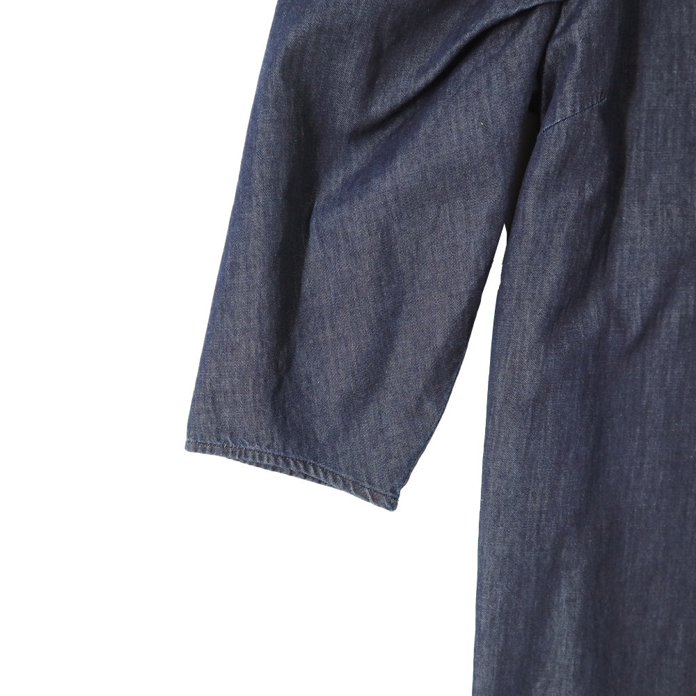 oblada(オブラダ)レディース "DENIM SHIRRING BLOUSE" デニムシャーリングブラウス 【S2510BL01】