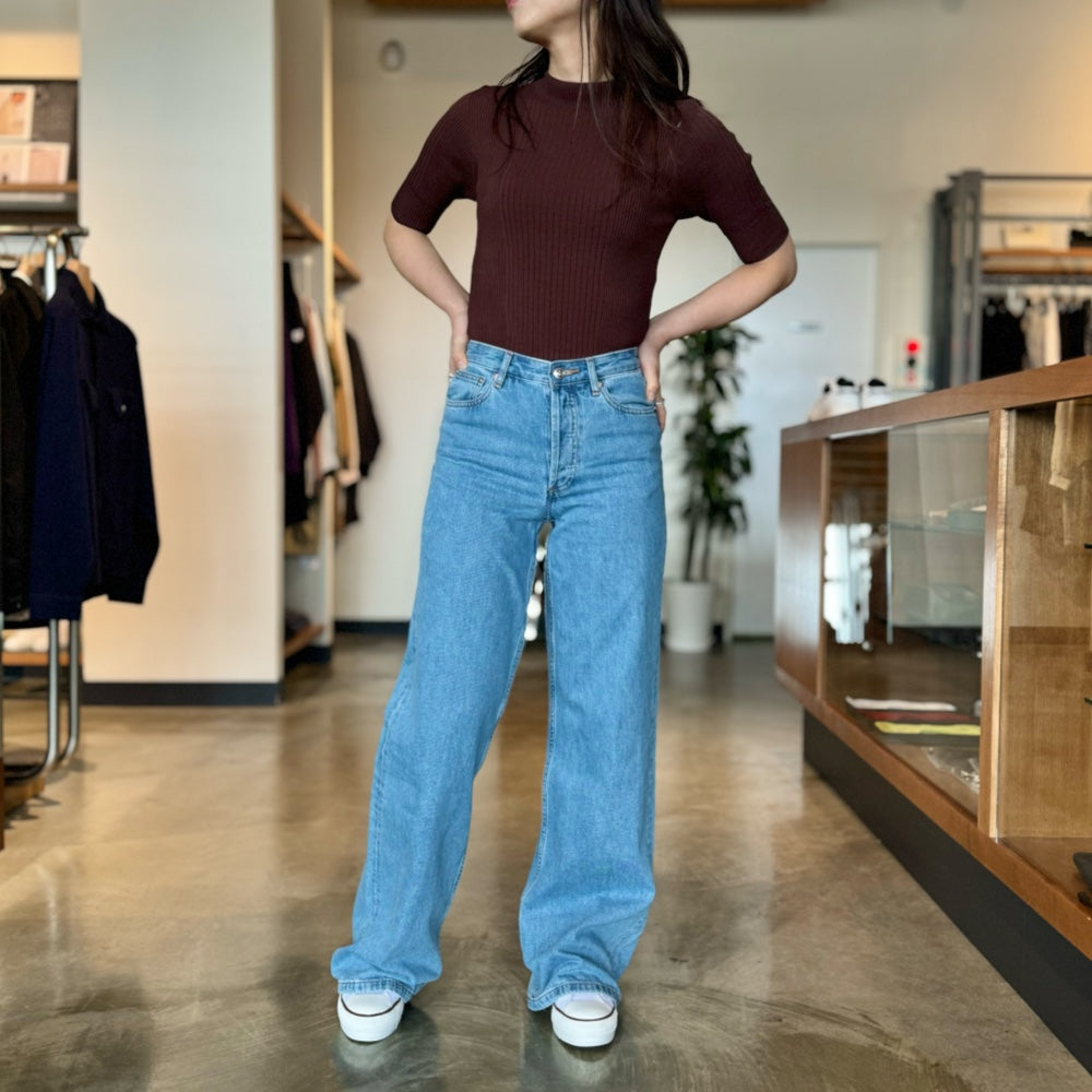 Healthy DENIM(ヘルシーデニム)レディース "Pink Pepper" ストレートデニムパンツ【H87230503】