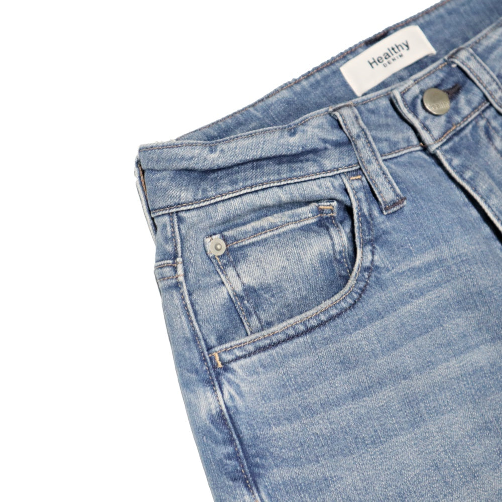Healthy DENIM(ヘルシーデニム)レディース "Wild Ginger" ハイライズバギーデニムパンツ【H68230303mid】