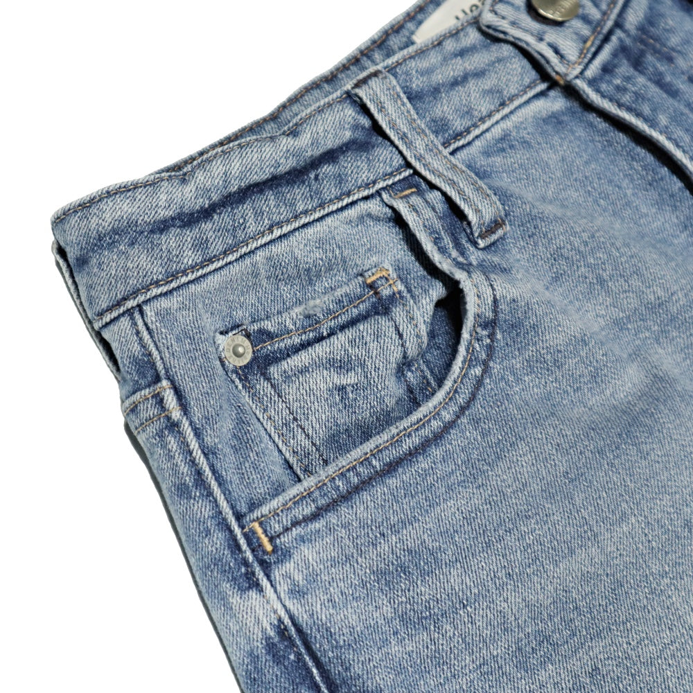 Healthy DENIM(ヘルシーデニム)レディース "Pink Pepper" ストレートデニムパンツ【H87230503】
