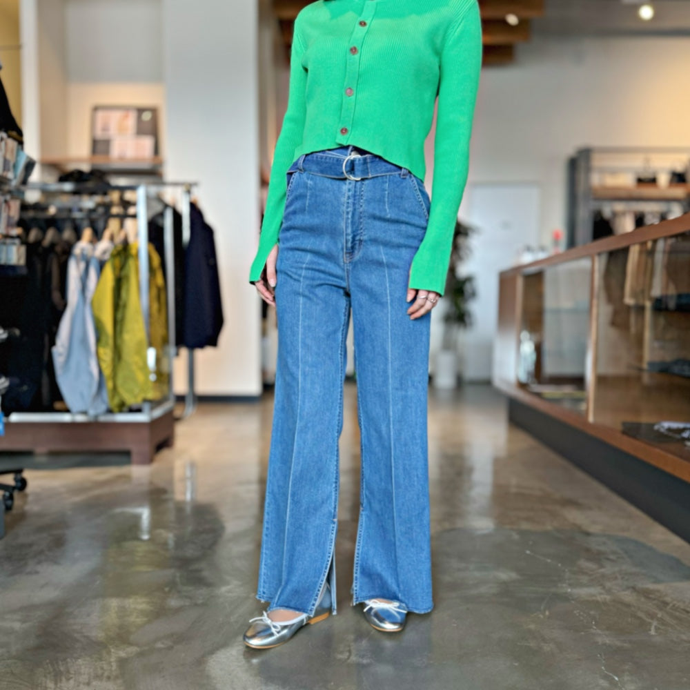 Healthy DENIM(ヘルシーデニム)レディース "Oats" ワイドデニムパンツ【H68230203mdu】