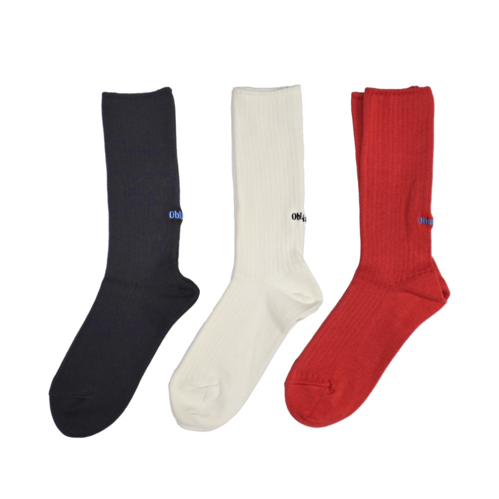oblada(オブラダ) レディース "PACK SOCKS" 3パック リブソックス【F2410IT09】