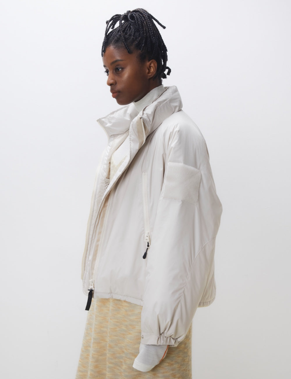 unfil(アンフィル)レディース unfil×WILD THINGS cropped HAPPY JACKET【WHFL-UW147】