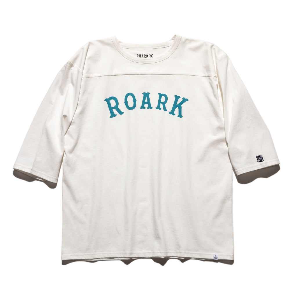 ROARK REVIVAL(ロアーク リバイバル)“MEDIEVAL LOGO” 3/4 SLEEVE TEE【RFTJ1000-WHT】