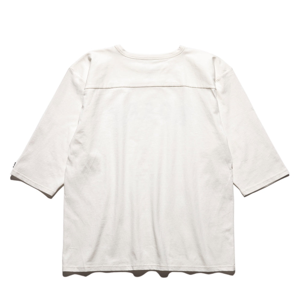 ROARK REVIVAL(ロアーク リバイバル)“MEDIEVAL LOGO” 3/4 SLEEVE TEE【RFTJ1000-WHT】