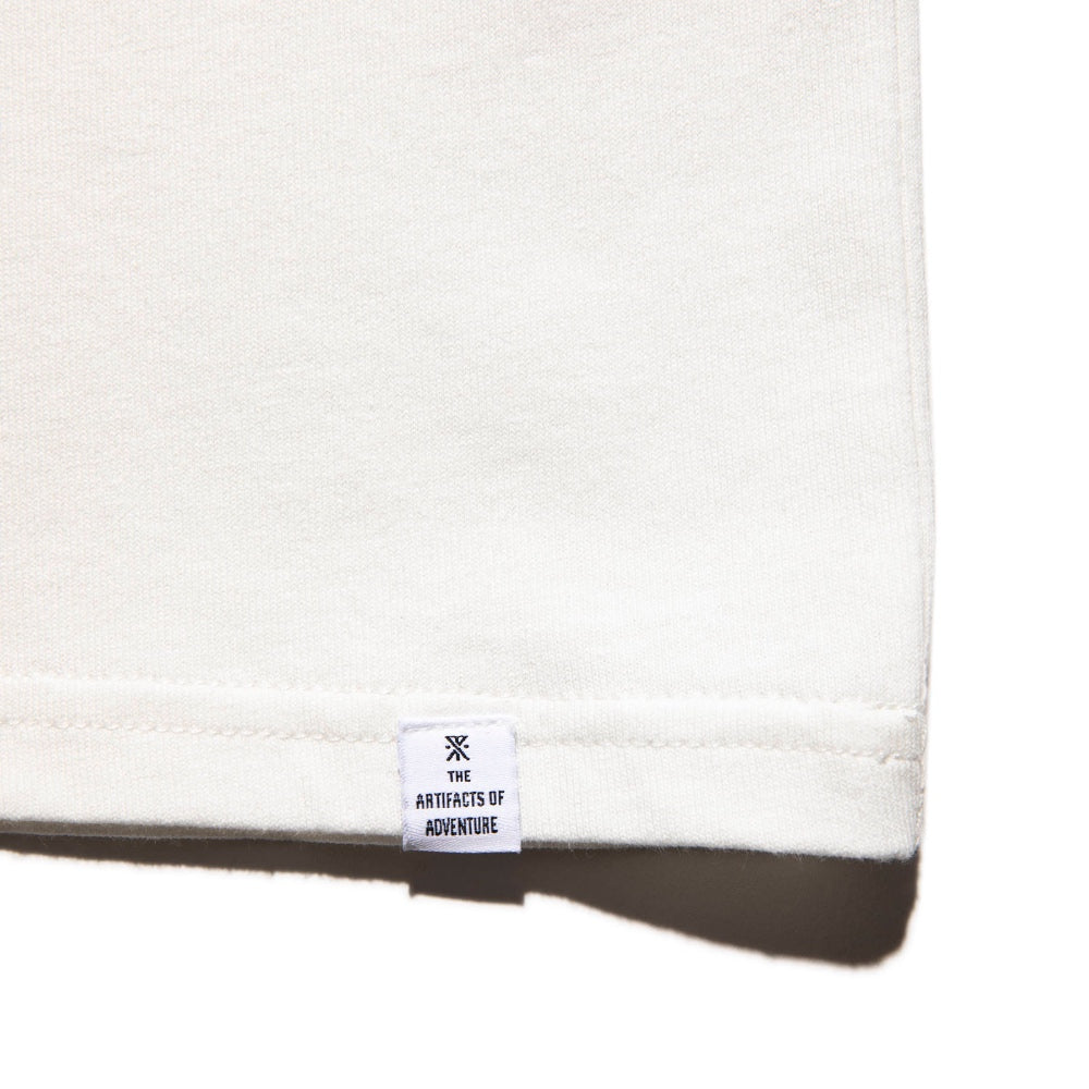ROARK REVIVAL(ロアーク リバイバル)“MEDIEVAL LOGO” 3/4 SLEEVE TEE【RFTJ1000-WHT】