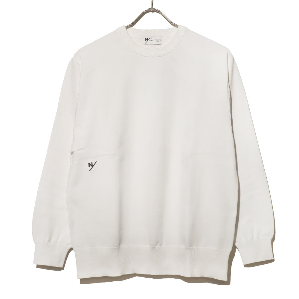 NEUTRALWORKS.(ニュートラルワークス)ユニセックス ウィフ ニッティング ロングスリーブ クルーネック【KSU23302】