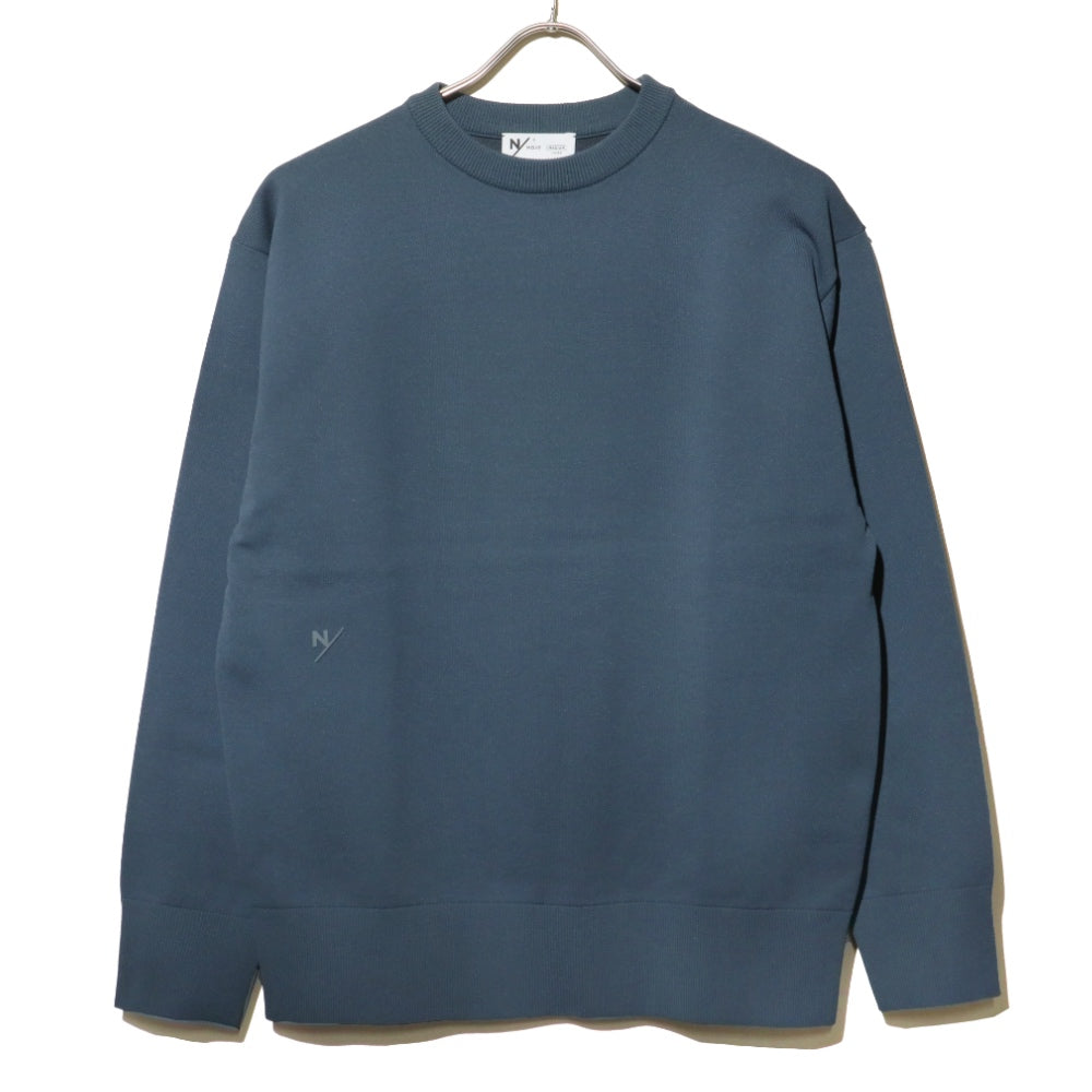 NEUTRALWORKS.(ニュートラルワークス)ユニセックス ウィフ ニッティング ロングスリーブ クルーネック【KSU23302】