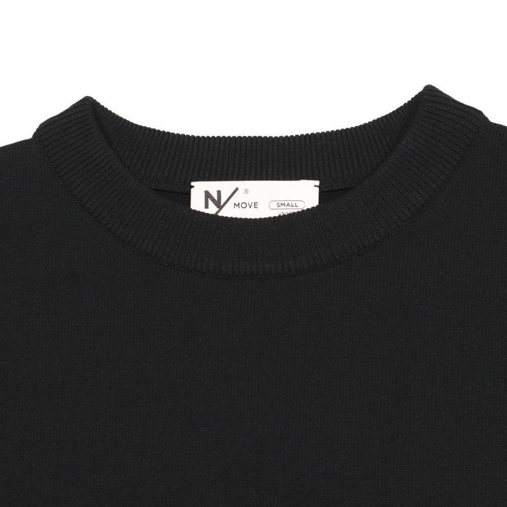 NEUTRALWORKS.(ニュートラルワークス)ユニセックス ウィフ ニッティング ロングスリーブ クルーネック【KSU23302】