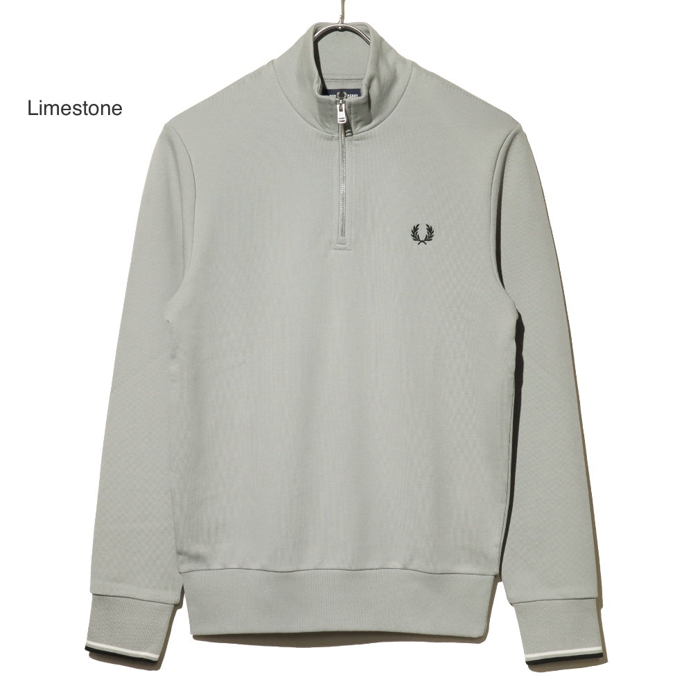 FRED PERRY(フレッドペリー)Mens Harf Zip Sweatshirts メンズ ハーフジップ スウェット【M3574】