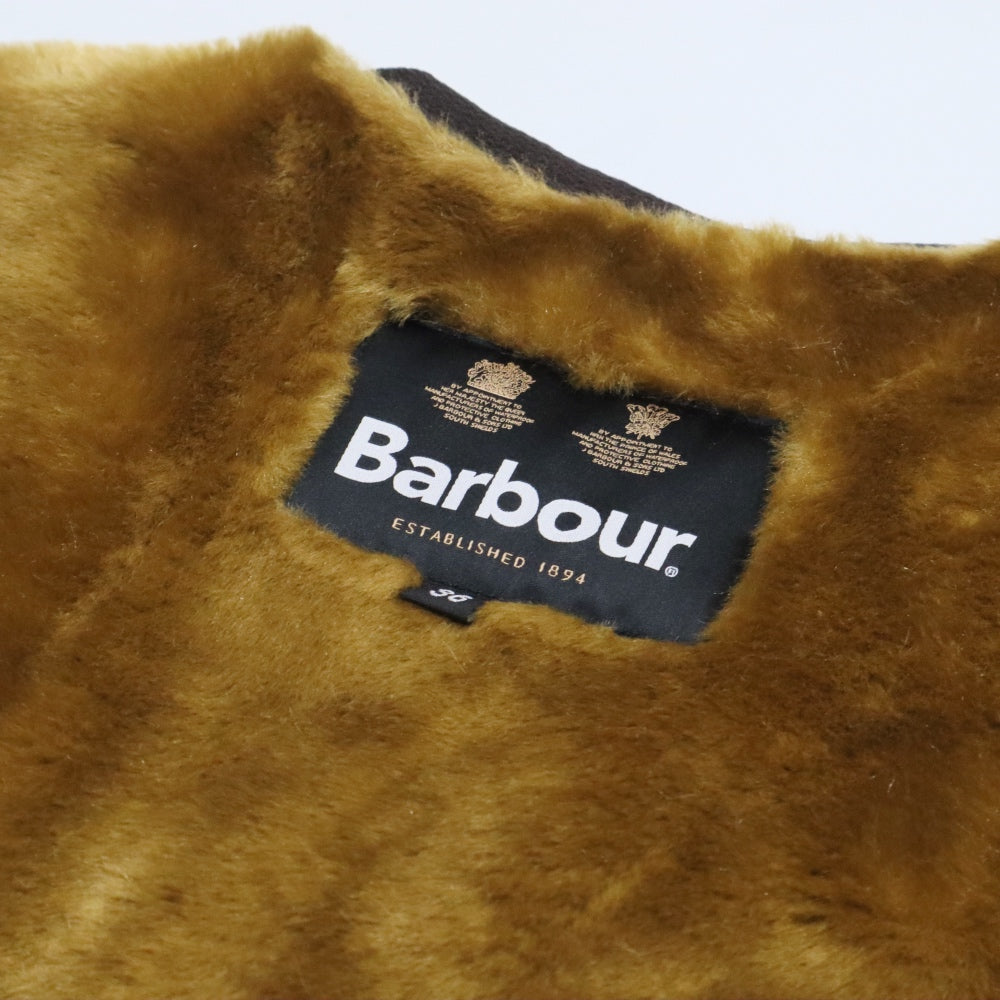 Barbour(バブアー)フロントジップ ファー ライナー ベスト【232MLI0035】