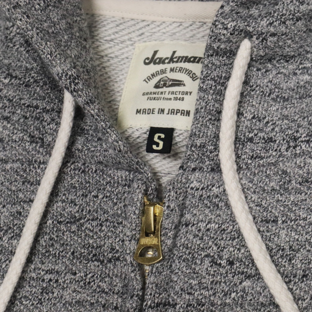 Jackman(ジャックマン)GG Sweat Zip Parka スウェット ジップ パーカー【JM7293】