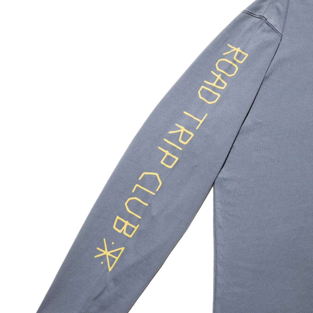 ROARK REVIVAL(ロアーク リバイバル)"LOAD TRIP CLUB" L/S TEE プリント ロングスリーブ Tシャツ【RLTJ957-FBL】