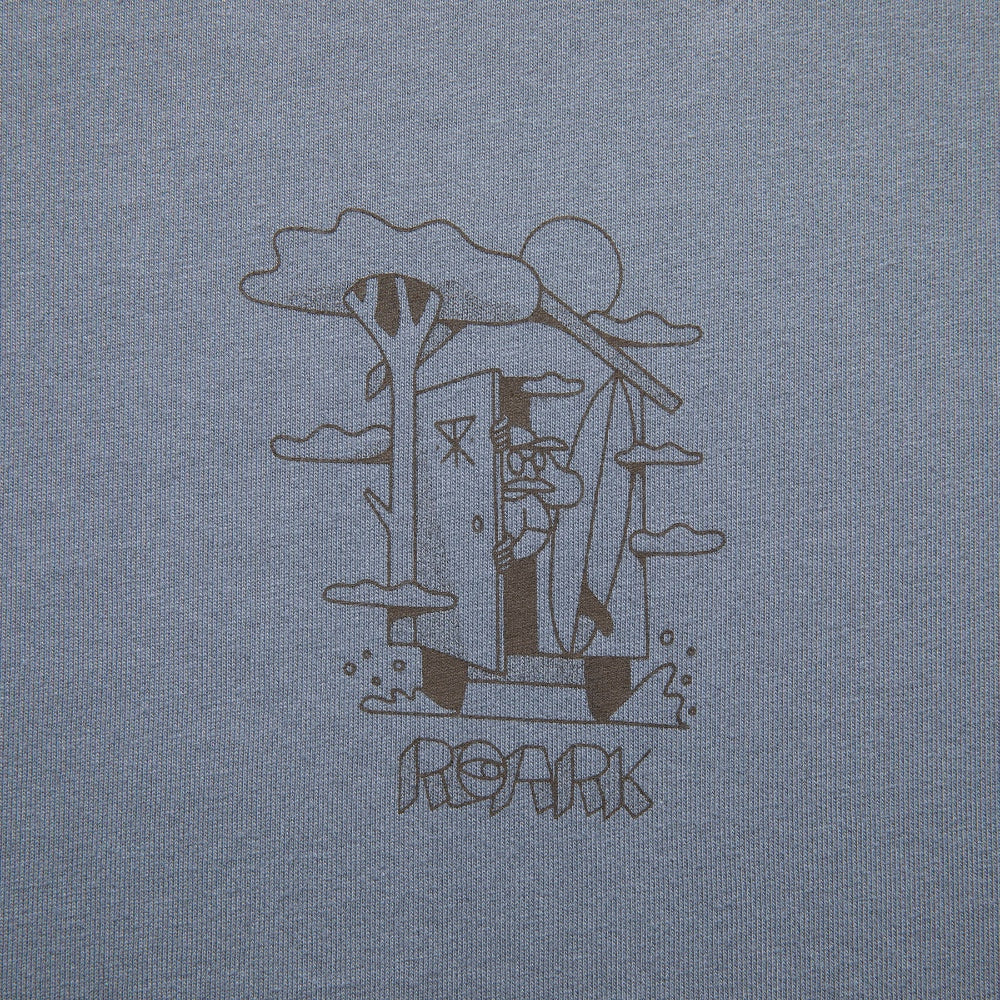 ROARK REVIVAL(ロアーク リバイバル)"LOAD TRIP CLUB" L/S TEE プリント ロングスリーブ Tシャツ【RLTJ957-FBL】