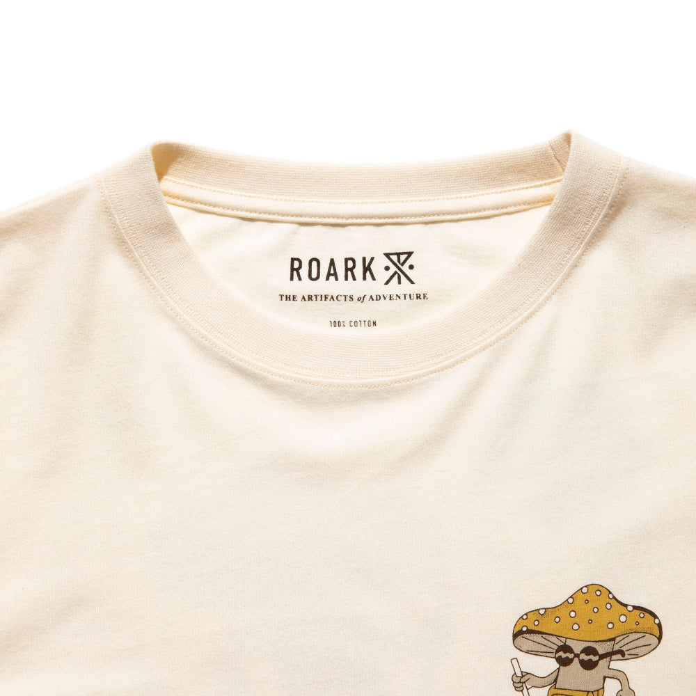 ROARK REVIVAL(ロアーク リバイバル)"TRIP LONGER" L/S TEE プリント ロングスリーブ Tシャツ【RLTJ972-NAT】