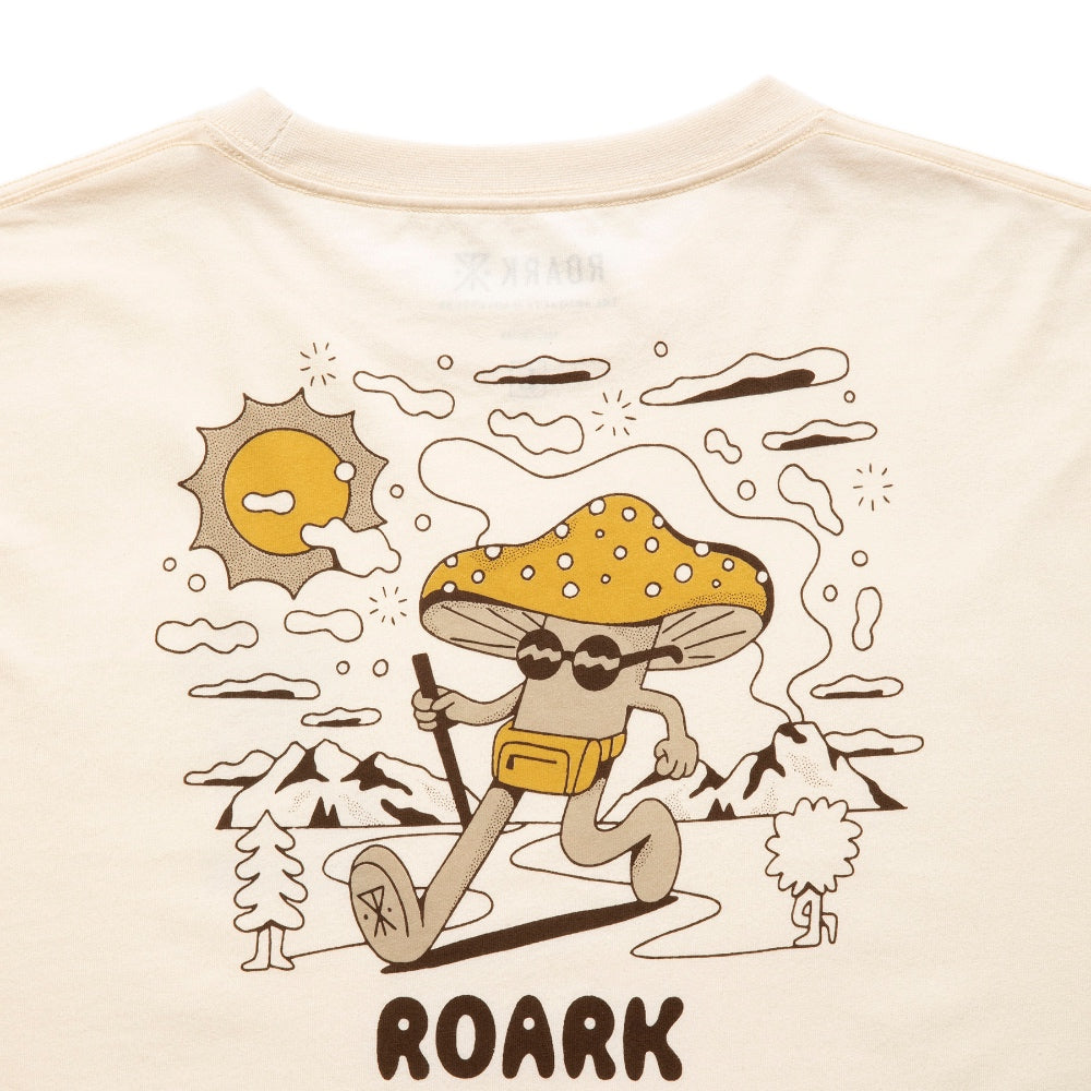 ROARK REVIVAL(ロアーク リバイバル)"TRIP LONGER" L/S TEE プリント ロングスリーブ Tシャツ【RLTJ972-NAT】