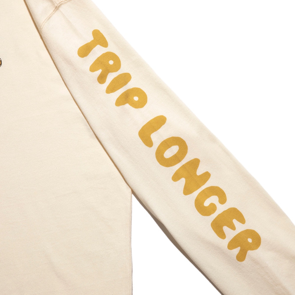 ROARK REVIVAL(ロアーク リバイバル)"TRIP LONGER" L/S TEE プリント ロングスリーブ Tシャツ【RLTJ972-NAT】