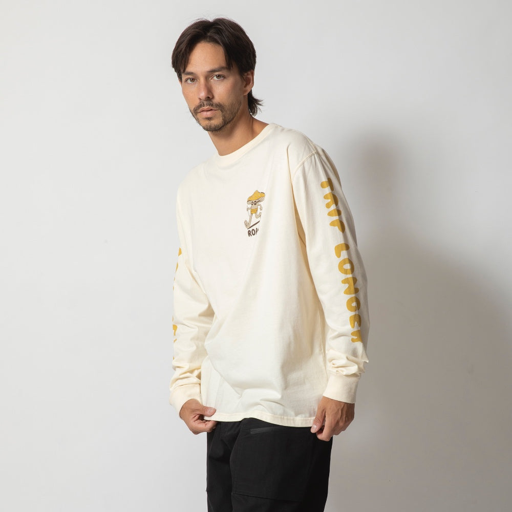 ROARK REVIVAL(ロアーク リバイバル)"TRIP LONGER" L/S TEE プリント ロングスリーブ Tシャツ【RLTJ972-NAT】