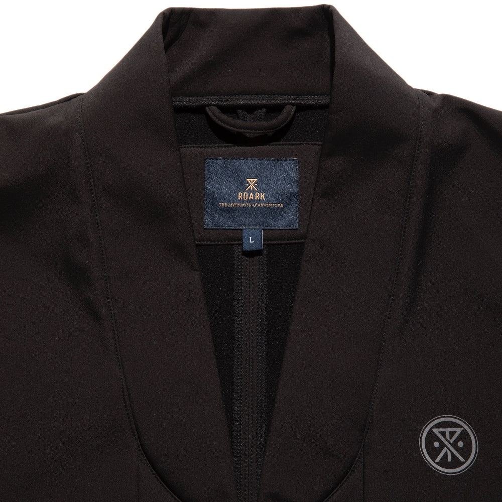 ROARK REVIVAL(ロアーク リバイバル)DOTERA JACKET フリースボンディング ドテラジャケット【RJJ973-BLK】