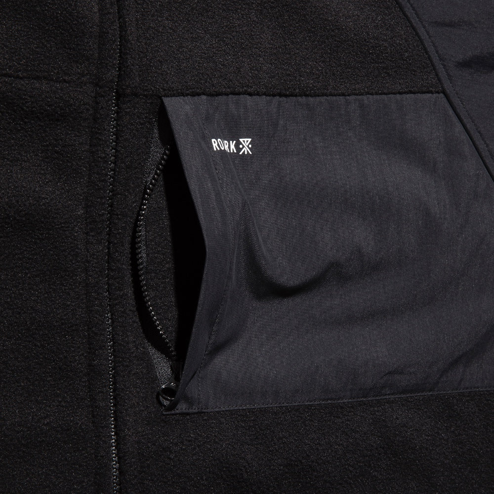ROARK REVIVAL(ロアーク リバイバル)GEN3 FLEECE STAND COLLAR JACKET スタンカラー フリースジャケット【RJJ961-BLK】