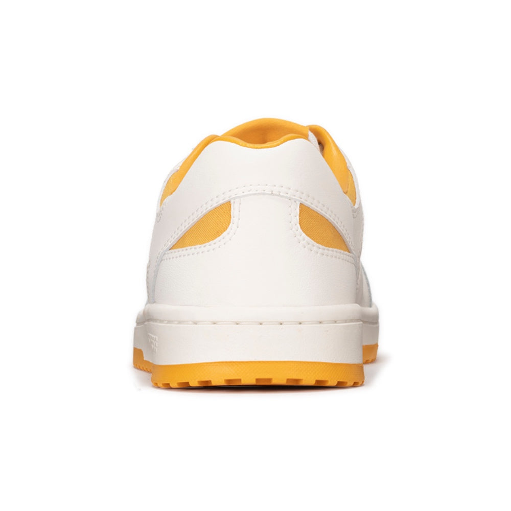CONVERSE SKATEBOARDING(コンバース スケートボーディング) レザー スニーカー”WEAPON SK OX” ”ホワイト/イエロー”【34201541230】