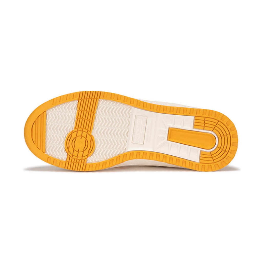 CONVERSE SKATEBOARDING(コンバース スケートボーディング) レザー スニーカー”WEAPON SK OX” ”ホワイト/イエロー”【34201541230】
