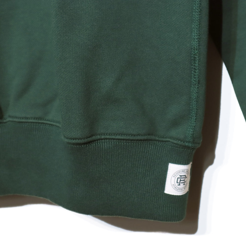 REIGNING CHAMP(レイニング チャンプ)MIDWEIGHT TERRY RELAXED CREWNECK ミッドウェイトテリー リラックス クルーネック スウェットシャツ "British Racing Green"【RC-3718】