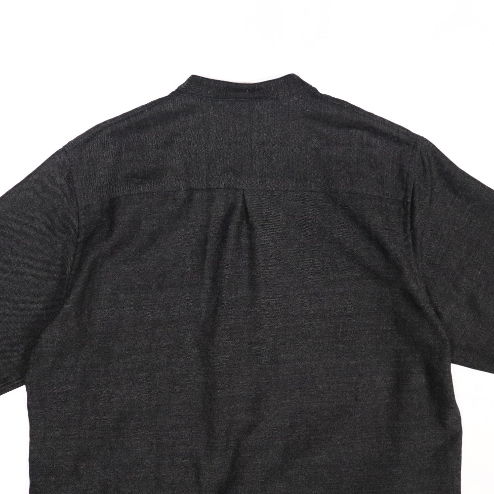 STILL BY HAND(スティル バイ ハンド)コットン ウール バンドカラーシャツ【SH02234】